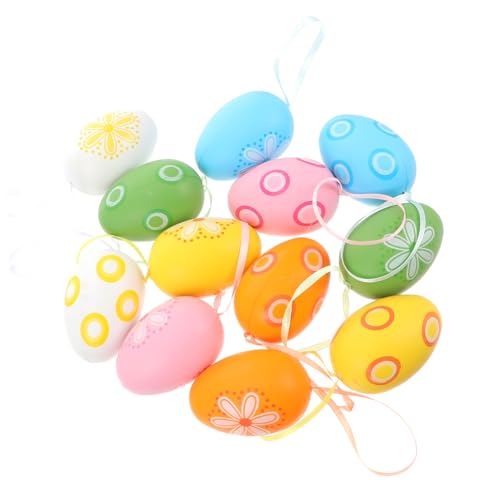 ERINGOGO 12St Ostereier Eierpulver plastikeier für ostern basteln zu ostern osterleckereien osterpresente Osterei-Requisite fröhliche osterdekoration Kunststoff- -Material Colorful ERINGOGO 12St Ostereier Eierpulver plastikeier für ostern basteln zu ostern osterleckereien osterpresente Osterei-Requisite fröhliche osterdekoration Kunststoff- -Material Colorful von ERINGOGO
