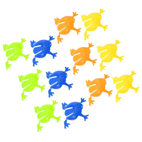 ERINGOGO 12St Pressspielzeug Bulk- für zappelt Babyspielzeug springen Spaß Kindergarten Springfrosch Springspielzeug zum Fingerdrücken von ERINGOGO