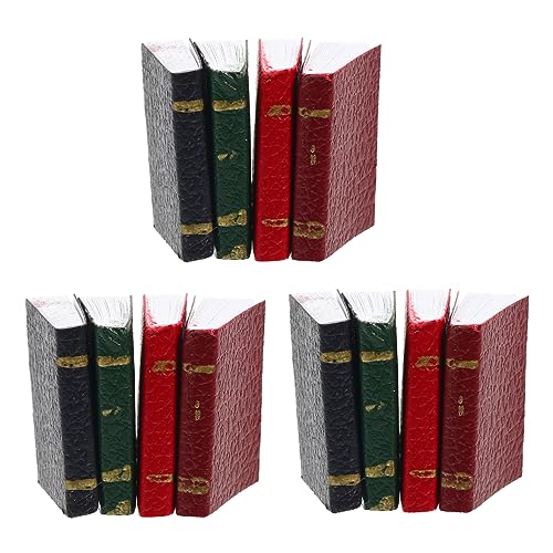 ERINGOGO 12Stücke Buchmodelle Teiliges Für Puppenhäuser Deko Accessoires Aus Umweltfreundlichem Für DIY Kunsthandwerk Lebendige Details Für Kleine ERINGOGO 12Stücke Buchmodelle Teiliges Für Puppenhäuser Deko Accessoires Aus Umweltfreundlichem Für DIY Kunsthandwerk Lebendige Details Für Kleine von ERINGOGO