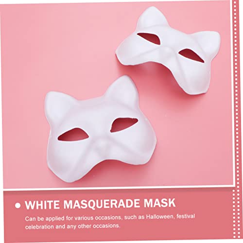 ERINGOGO 12Stücke DIY Tiermasken aus Leere Katzenmasken zum Bemalen für Kreative Maskerade Masken für Partys und Kunstprojekte Sichere und Langlebige Bastelmasken ERINGOGO 12Stücke DIY Tiermasken aus Leere Katzenmasken zum Bemalen für Kreative Maskerade Masken für Partys und Kunstprojekte Sichere und Langlebige Bastelmasken von ERINGOGO