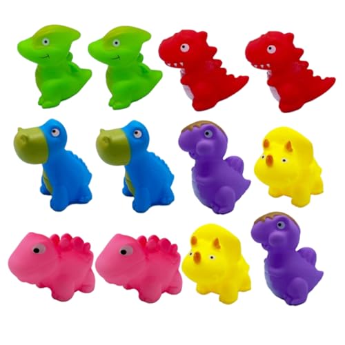 ERINGOGO 12Stücke Dinosaurier Badespielzeug Quetschspielzeug mit Geräuschfunktion Wasserspielzeug für Kleinkinder für Badewanne und Wasserspiele Kreatives und Sicheres für Junge Mädchen ERINGOGO 12Stücke Dinosaurier Badespielzeug Quetschspielzeug mit Geräuschfunktion Wasserspielzeug für Kleinkinder für Badewanne und Wasserspiele Kreatives und Sicheres für Junge Mädchen von ERINGOGO