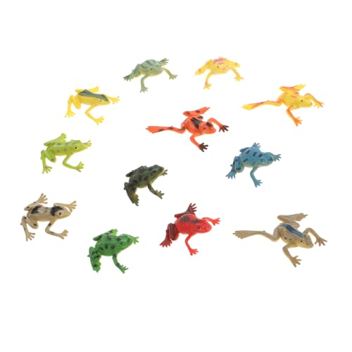 ERINGOGO 12Stücke Entzückende Simulation Frösche für Hochwertige Modelle Partys Lernspielzeug und Goody Taschen Tropische ERINGOGO 12Stücke Entzückende Simulation Frösche für Hochwertige Modelle Partys Lernspielzeug und Goody Taschen Tropische von ERINGOGO