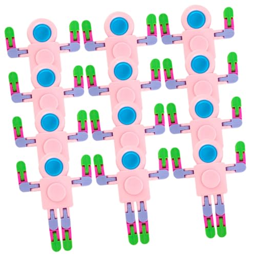 ERINGOGO 12stücke Finger Gyroskop Puzzle Spielzeug Stressabbau Und Konzentrationstraining Für Erwachsene Für Drinnen Und Draußen Fördert Kreativität Und Hand-Augen-koordination von ERINGOGO
