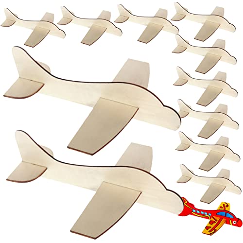 ERINGOGO 12Stücke Holzflugzeugmodell zum Basteln DIY Flugzeuge für Einfach Zusammenzubauen Glatte Oberfläche Kreatives Graffiti Kreativität und Praktischen ERINGOGO 12Stücke Holzflugzeugmodell zum Basteln DIY Flugzeuge für Einfach Zusammenzubauen Glatte Oberfläche Kreatives Graffiti Kreativität und Praktischen von ERINGOGO