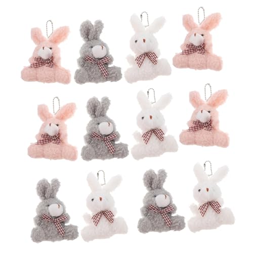 ERINGOGO 12Stücke Plüsch Kaninchen Schlüsselanhänger Süße Bunny Anhänger für Taschen Rucksäcke und Dekoration Flauschige Hasen Schlüsselanhänger für Erwachsene Zufällige Farben ERINGOGO 12Stücke Plüsch Kaninchen Schlüsselanhänger Süße Bunny Anhänger für Taschen Rucksäcke und Dekoration Flauschige Hasen Schlüsselanhänger für Erwachsene Zufällige Farben von ERINGOGO