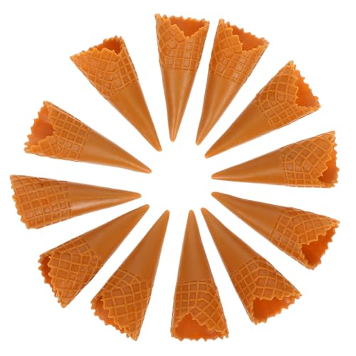 ERINGOGO 12Stücke Teiliges Künstliche Eistüten Modell Mini Eistüte für Puppenhauszubehör Realistische Dekoration für Material für Szenendekorationen und Heimdekorationen ERINGOGO 12Stücke Teiliges Künstliche Eistüten Modell Mini Eistüte für Puppenhauszubehör Realistische Dekoration für Material für Szenendekorationen und Heimdekorationen von ERINGOGO