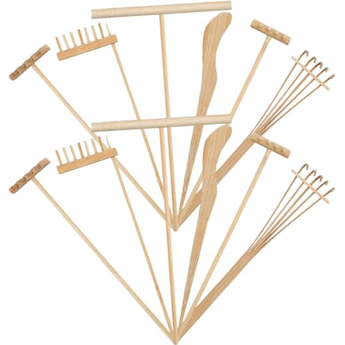ERINGOGO 12Stücke Teiliges Mini Rake für Mikrolandschaften und Zen Dekorative Mini Gartenrechen für Desktop und Meditationsanwendungen DIY Zubehör für Kreative Gestaltung ERINGOGO 12Stücke Teiliges Mini Rake für Mikrolandschaften und Zen Dekorative Mini Gartenrechen für Desktop und Meditationsanwendungen DIY Zubehör für Kreative Gestaltung von ERINGOGO
