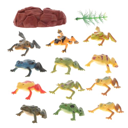 ERINGOGO 12stücke Simulation Modell Angstlinderungsspielzeug Für Entspannung Kreative Formspielzeug Langlebiges PVC-Material Pädagogisches Spielzeug Für Junge Mädchen von ERINGOGO