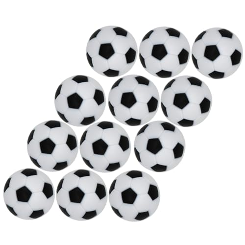 ERINGOGO 12Stücke Tischfußballbälle Mini Tischfußball Zubehör HIPS Material Langlebig und Bruchsicher Passend für Tischfußballspiele von ERINGOGO