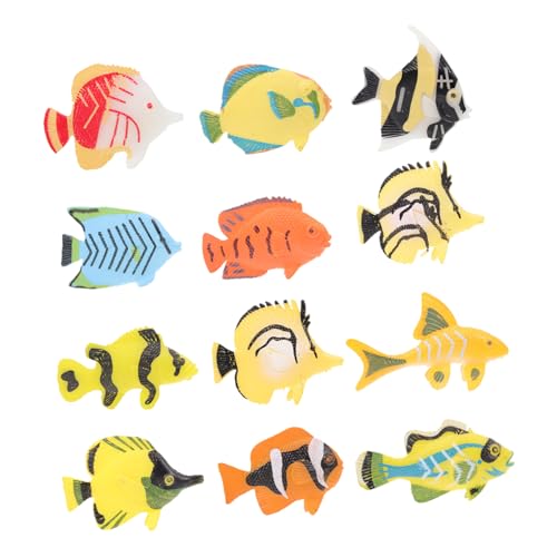 ERINGOGO 12Stücke Tropische Fischmodelle für Kognitives Lernspielzeug Realistische Figuren Badespielzeug für Frühe Bildung und Kreative Dekoration für Innenräume ERINGOGO 12Stücke Tropische Fischmodelle für Kognitives Lernspielzeug Realistische Figuren Badespielzeug für Frühe Bildung und Kreative Dekoration für Innenräume von ERINGOGO