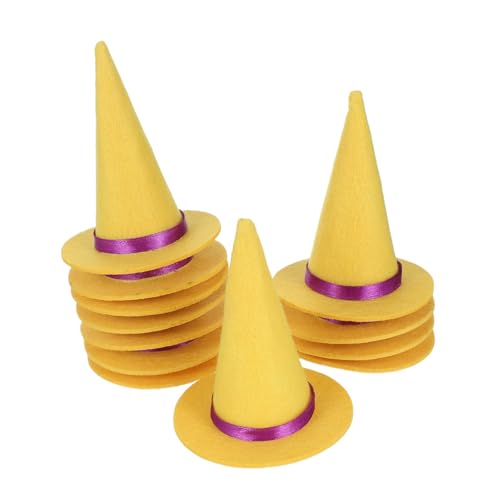 ERINGOGO 12stücke Hexen-flaschendeckel Aus Filz Mini-hüte Für Weinflaschen Halloween-dekorationen Kleine Zylinderhüte Zum Basteln Partyhut Für Kostümpartys ERINGOGO 12stücke Hexen-flaschendeckel Aus Filz Mini-hüte Für Weinflaschen Halloween-dekorationen Kleine Zylinderhüte Zum Basteln Partyhut Für Kostümpartys von ERINGOGO