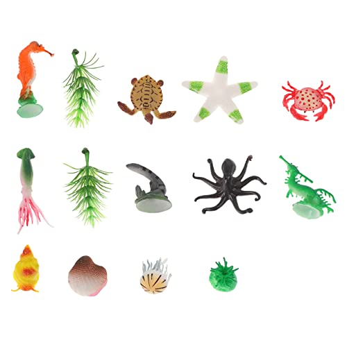 ERINGOGO 14 Stück Ornamente Aus Dem Unterwasserleben Meerestierfiguren Aquarium Figur Statuen Von Meerestieren Simulation Von Unterwasser-tiermodellen Plastik ERINGOGO 14 Stück Ornamente Aus Dem Unterwasserleben Meerestierfiguren Aquarium Figur Statuen Von Meerestieren Simulation Von Unterwasser-tiermodellen Plastik von ERINGOGO