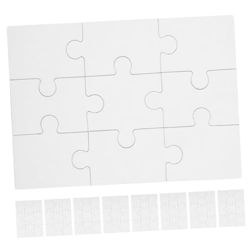 ERINGOGO 15 Blatt Teiliges Blanko Papier Puzzle DIY Bastelspielzeug zum Bemalen Leere Puzzleteile Fördert Feinmotorik und Farbenerkennung und Vielseitig für Kreative Zeichnungen ERINGOGO 15 Blatt Teiliges Blanko Papier Puzzle DIY Bastelspielzeug zum Bemalen Leere Puzzleteile Fördert Feinmotorik und Farbenerkennung und Vielseitig für Kreative Zeichnungen von ERINGOGO