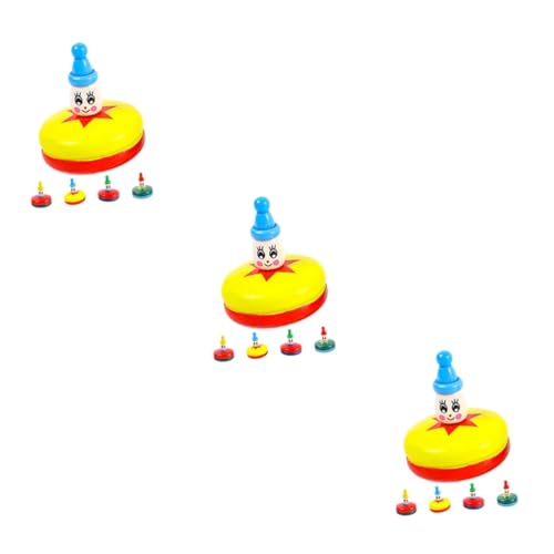 ERINGOGO 15 STK Kleiner hölzerner Kreisel Geschenk Spielzeug Geburtstagsparty-Zubehör Kleiner Holzkreisel interaktiver Kreisel Partybevorzugung Mini Kleiner Kreisel Jacke Kind von ERINGOGO