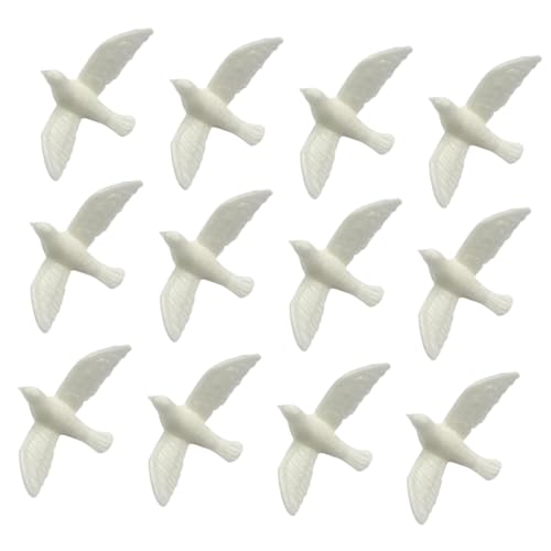ERINGOGO 15 Stück Mikro Landschaftsornament Mini Kinderspielzeug Vogelspielzeug Mini Taube Zum Schmücken Von Puppenhäusern Dekoration Mini Taube Vogelmodell Mini von ERINGOGO