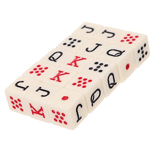 ERINGOGO 15 Stück Poker Würfel Lügner Pokerwürfel Party Buchstabenwürfel Farbig Poker-würfelspiel Trick Leer Alphabet Einseitig Sechs Spiele Für Geburtstagsfeiern Groß Acryl ERINGOGO 15 Stück Poker Würfel Lügner Pokerwürfel Party Buchstabenwürfel Farbig Poker-würfelspiel Trick Leer Alphabet Einseitig Sechs Spiele Für Geburtstagsfeiern Groß Acryl von ERINGOGO