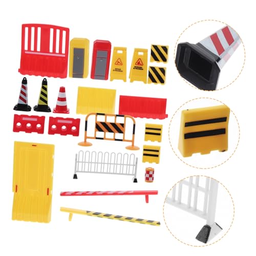 ERINGOGO 15 Stück Teiliges Mini Straßenverkehrszeichen Realistische Verkehrsbarrieren Lernspielzeug für Verstellbare Modelle für Frühe Verkehrserziehung und Fantasievolles Rollenspiel ERINGOGO 15 Stück Teiliges Mini Straßenverkehrszeichen Realistische Verkehrsbarrieren Lernspielzeug für Verstellbare Modelle für Frühe Verkehrserziehung und Fantasievolles Rollenspiel von ERINGOGO
