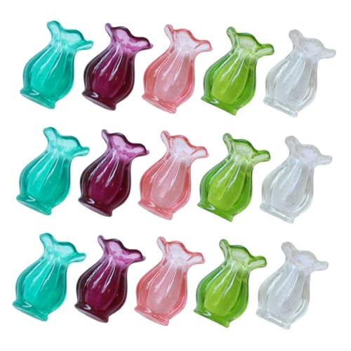ERINGOGO 15 Stück Teiliges Miniatur-blumenvase Puppenhaus-Dekoration Detailreiche Mini-blumentöpfe für Bastelprojekte Vielseitige Tisch Regalaccessoires Realistische Kleine Pflanzgefäße in ERINGOGO 15 Stück Teiliges Miniatur-blumenvase Puppenhaus-Dekoration Detailreiche Mini-blumentöpfe für Bastelprojekte Vielseitige Tisch Regalaccessoires Realistische Kleine Pflanzgefäße in von ERINGOGO