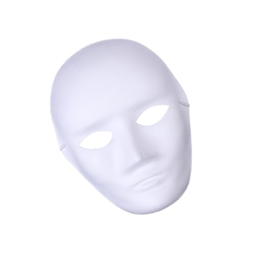 ERINGOGO 15 Stück Teiliges Weiße Papiermasken zum Bemalen Vollgesichts Halloween Masken für Erwachsene Elastisch Hip Hop Tanzkostüm DIY Unbemalte Geistermasken für Karneval und Party ERINGOGO 15 Stück Teiliges Weiße Papiermasken zum Bemalen Vollgesichts Halloween Masken für Erwachsene Elastisch Hip Hop Tanzkostüm DIY Unbemalte Geistermasken für Karneval und Party von ERINGOGO