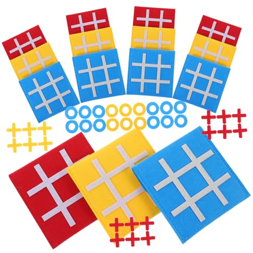 ERINGOGO 15stücke Teiliges Ticktacktoe Brettspiel Filz Für Mädchen Mini-spiele Kognitiven Entwicklung Für Partys Und Geburtstagsfeiern Und Tragbar ERINGOGO 15stücke Teiliges Ticktacktoe Brettspiel Filz Für Mädchen Mini-spiele Kognitiven Entwicklung Für Partys Und Geburtstagsfeiern Und Tragbar von ERINGOGO