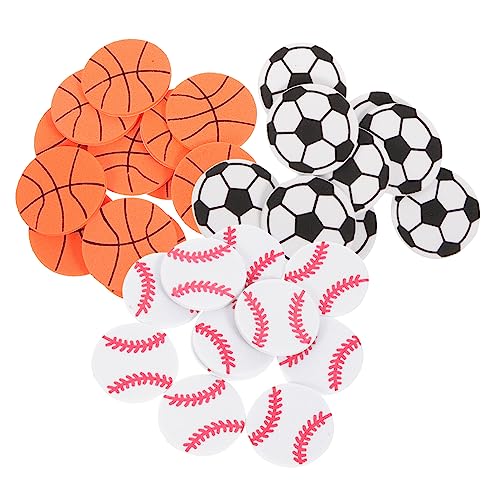 ERINGOGO 150 Blatt Selbstklebende Schwammaufkleber für DIY Bastelbedarf Fußball Basketball und Baseball Sticker für Kreative Dekorationen Kinderzimmern und Kindergärten ERINGOGO 150 Blatt Selbstklebende Schwammaufkleber für DIY Bastelbedarf Fußball Basketball und Baseball Sticker für Kreative Dekorationen Kinderzimmern und Kindergärten von ERINGOGO