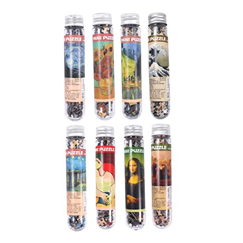 ERINGOGO 150Stücke Mini Papierpuzzle Teile Set für Erwachsene Kreatives Mikro Puzzle im Reagenzglas Herausforderndes Design mit Sonnenblumen für Freizeit ERINGOGO 150Stücke Mini Papierpuzzle Teile Set für Erwachsene Kreatives Mikro Puzzle im Reagenzglas Herausforderndes Design mit Sonnenblumen für Freizeit von ERINGOGO