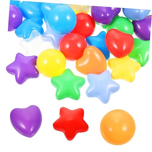 ERINGOGO 150Stücke Sternball Herzförmige und Runde Ozeanbälle für Drinnen und Draußen für Partys und Spielplätze Sicher und Leicht für Jahren ERINGOGO 150Stücke Sternball Herzförmige und Runde Ozeanbälle für Drinnen und Draußen für Partys und Spielplätze Sicher und Leicht für Jahren von ERINGOGO