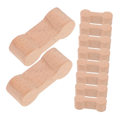 ERINGOGO 15Stücke Holzbahn Verbindungsstücke Teiliges Dekorative Trackadapter für Holzeisenbahnen Einfache Montage Leicht und Langlebig für Kreative DIY Projekte und Vielseitige von ERINGOGO