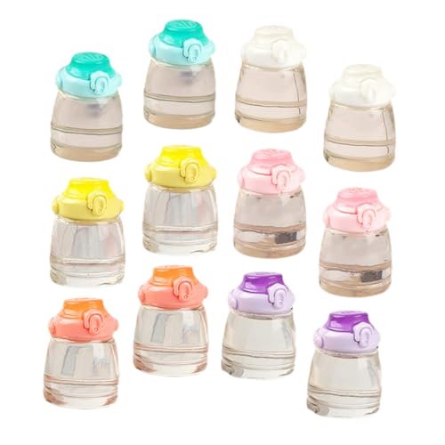 ERINGOGO 15stücke Teiliges Mini Wasserflaschen Für Miniatur Flaschen Dekoration Bunte Flaschen Accessoires Für Mini-Haus Und Spielzeug-Dekoration von ERINGOGO