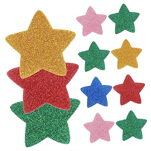 ERINGOGO 15Stücke Selbstklebende Sternaufkleber Aus Bunten Farben Für DIY Projekte Und Kreative Dekorationen von ERINGOGO