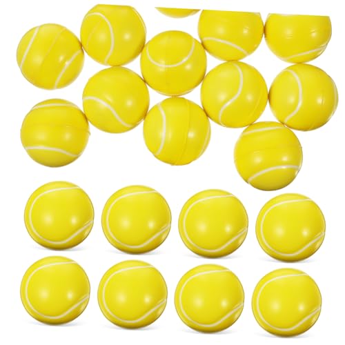 ERINGOGO 16 . Teiliges Mini Tennis Stressball Kleine Sichere Schaumstoff Knautschbälle Tragbar und Leicht Sport Antistressbälle für Büro Klassenzimmer und Partys von ERINGOGO