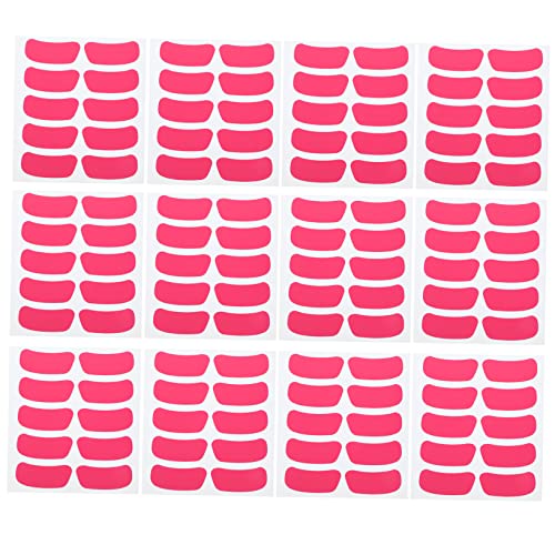 ERINGOGO 16 Blatt Augenaufkleber Sport-Augenstreifen Augenstreifen Sport Baseballgesicht augenpflaster Erwachsene Sport zubehör Fan-Augen-Aufkleber Sportartikel PVC selbstklebend Rosa von ERINGOGO