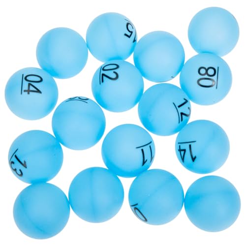 ERINGOGO 16stücke Raffle Bälle Für Und Partyspiele Nahtlose Nummerierte -Kugeln Glücksfarbe Für Familienunterhaltung Und Spieleabende von ERINGOGO