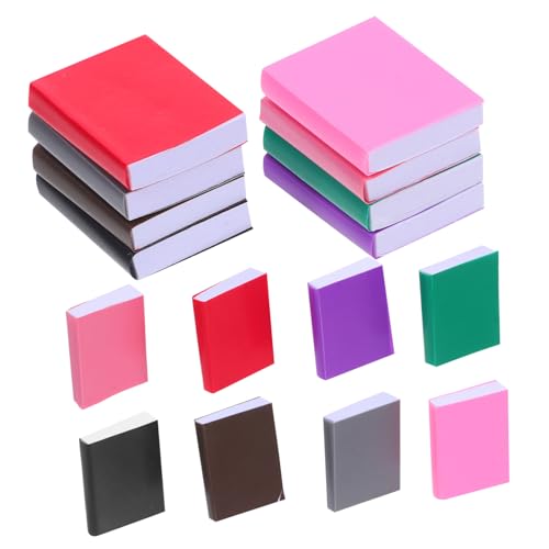 ERINGOGO 16 Stück Miniatur Bücher Bunte Miniatur Bücher in Schwarz und Violett Leere Mini Bibliotheksbücher für Puppenhaus Dekoration DIY Basteln Bjd Szenenfotografie Zubehör ERINGOGO 16 Stück Miniatur Bücher Bunte Miniatur Bücher in Schwarz und Violett Leere Mini Bibliotheksbücher für Puppenhaus Dekoration DIY Basteln Bjd Szenenfotografie Zubehör von ERINGOGO