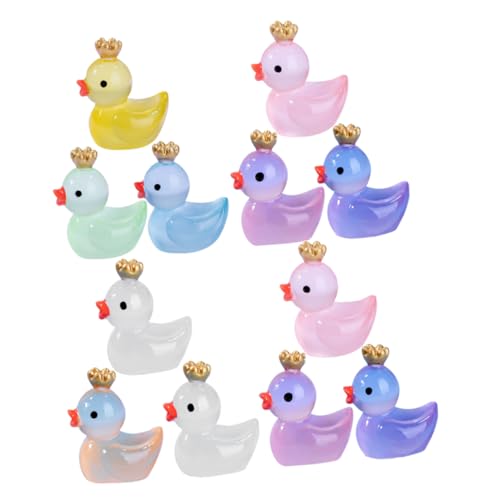 ERINGOGO 16stücke Teiliges Miniatur Enten Figuren Nachtleuchtende Krone Enten Für Mikrolandschaften Garten Dekorationen Puppenhäuser Und Bastelprojekte Farben Mischpackung ERINGOGO 16stücke Teiliges Miniatur Enten Figuren Nachtleuchtende Krone Enten Für Mikrolandschaften Garten Dekorationen Puppenhäuser Und Bastelprojekte Farben Mischpackung von ERINGOGO