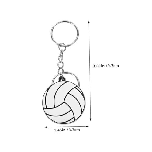 ERINGOGO 16 Stück PVC Volleyball Schlüsselanhänger Kleine Sport Schlüsselanhänger Leichte Dekorative Bag Keyrings als Party Deko und Geschenk für Volleyballer ERINGOGO 16 Stück PVC Volleyball Schlüsselanhänger Kleine Sport Schlüsselanhänger Leichte Dekorative Bag Keyrings als Party Deko und Geschenk für Volleyballer von ERINGOGO