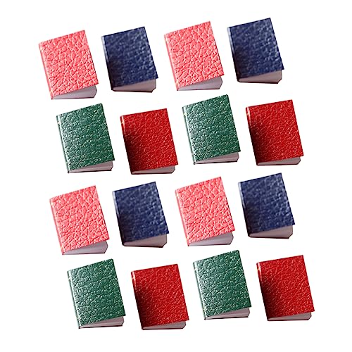 ERINGOGO 16 Stück Puppenhaus Buch Winziges Zuhause Bausatz Winziges Mini-bücher Miniatur Puppenhaus Bücher Kleine Hausschmuck Mini-möbelverzierung Mini-buchschmuck Kleines Hauszubehör von ERINGOGO