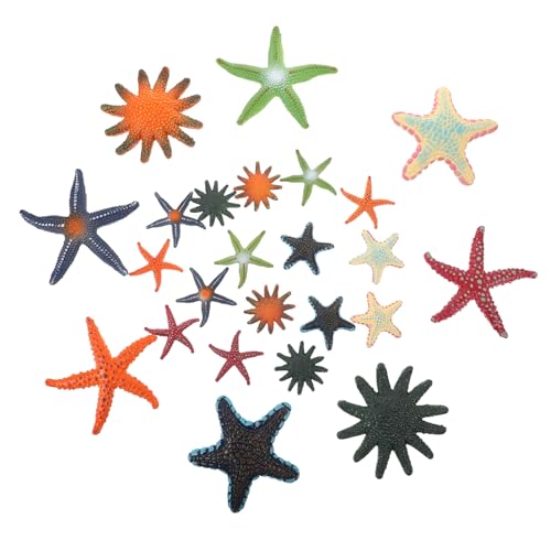 ERINGOGO 16 Stück Teiliges Meerestiere Deko aus Sicherem TPR Material Realistische Seestern Figuren für Aquarium und Kindgerechte Unterwasserwelt Dekoration und ERINGOGO 16 Stück Teiliges Meerestiere Deko aus Sicherem TPR Material Realistische Seestern Figuren für Aquarium und Kindgerechte Unterwasserwelt Dekoration und von ERINGOGO
