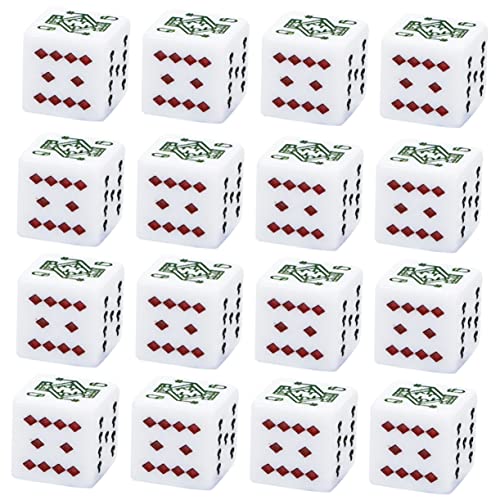ERINGOGO 16 Stück Weiße Pokerfarbe Party Gefälligkeiten Würfelspiel Farbig Tragbar Mini SAGT Würfel-Party-Spiel Partyzubehör Lustige Würfel Taschenwürfel Pokerparty Würfeln Partyspiel Acryl ERINGOGO 16 Stück Weiße Pokerfarbe Party Gefälligkeiten Würfelspiel Farbig Tragbar Mini SAGT Würfel-Party-Spiel Partyzubehör Lustige Würfel Taschenwürfel Pokerparty Würfeln Partyspiel Acryl von ERINGOGO