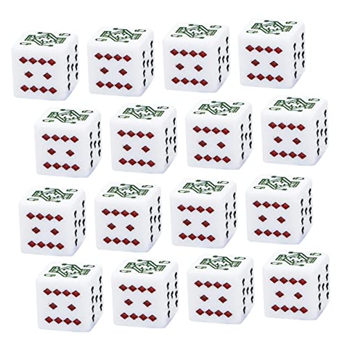 ERINGOGO 16pcs Acrylpoker Würfel Würfel Würfel Würfel Lustiges Spiel Würfel Tragbares Würfel Lustiges Spielversorgung ERINGOGO 16pcs Acrylpoker Würfel Würfel Würfel Würfel Lustiges Spiel Würfel Tragbares Würfel Lustiges Spielversorgung von ERINGOGO