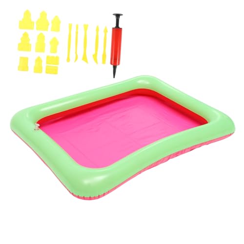 ERINGOGO 17Stücke Teiliges Sandspielzeug Für Kreative Sandspiele Mit Schlossformen Werkzeugen Aufblasbare Sandkiste Und Pumpe Robustes Strandspielzeug Zufälligen Farben ERINGOGO 17Stücke Teiliges Sandspielzeug Für Kreative Sandspiele Mit Schlossformen Werkzeugen Aufblasbare Sandkiste Und Pumpe Robustes Strandspielzeug Zufälligen Farben von ERINGOGO