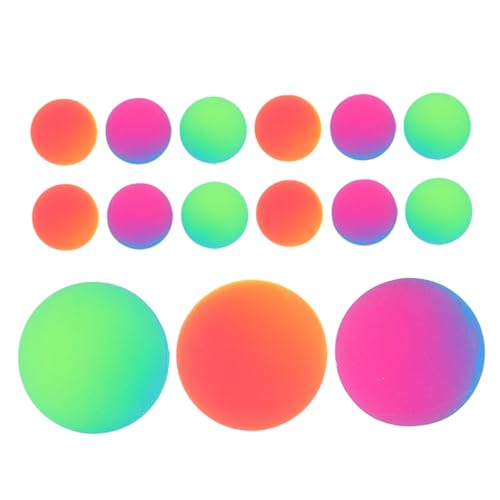 ERINGOGO 18stücke Bunte Gummi-hüpfbälle Für Junge Mädchen Elastisch Zum Hüpfen Als Partygeschenk Klassenpreis Oder Geburtstagsgeschenk ERINGOGO 18stücke Bunte Gummi-hüpfbälle Für Junge Mädchen Elastisch Zum Hüpfen Als Partygeschenk Klassenpreis Oder Geburtstagsgeschenk von ERINGOGO