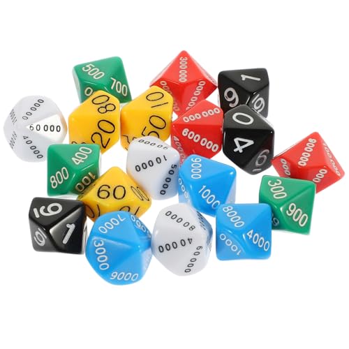 ERINGOGO 18 Stück Teiliges Bunte Würfelset Spielwürfel Party Brettspiel Requisiten Kunststoff Würfel Lustiges Würfelspiel für Gesellige Runden und Kreative Lernspiele ERINGOGO 18 Stück Teiliges Bunte Würfelset Spielwürfel Party Brettspiel Requisiten Kunststoff Würfel Lustiges Würfelspiel für Gesellige Runden und Kreative Lernspiele von ERINGOGO