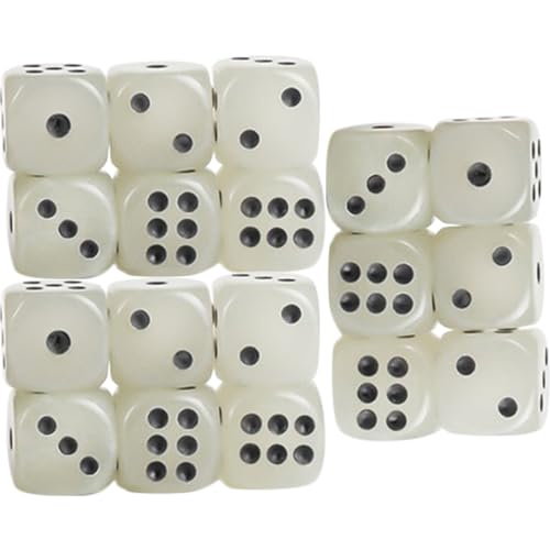 ERINGOGO 18 Stück Würfelspiel -Requisiten glühen für Und groß Coole Würfel Lehre Erwachsene leuchtende Partyartikel Brettspiel Würfel Tischkartenwürfel leuchtende Würfel Spielzubehör Acryl ERINGOGO 18 Stück Würfelspiel -Requisiten glühen für Und groß Coole Würfel Lehre Erwachsene leuchtende Partyartikel Brettspiel Würfel Tischkartenwürfel leuchtende Würfel Spielzubehör Acryl von ERINGOGO