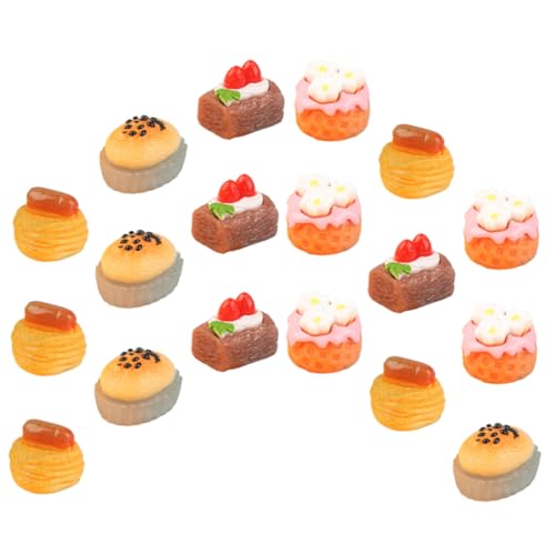 ERINGOGO 18Stücke Dessertset Gefälschte Früchte und Kuchen für Puppenhaus Kreatives Küchenspielzeug Leuchtende Farben für Lebendige Szenen zum Dekorieren ERINGOGO 18Stücke Dessertset Gefälschte Früchte und Kuchen für Puppenhaus Kreatives Küchenspielzeug Leuchtende Farben für Lebendige Szenen zum Dekorieren von ERINGOGO