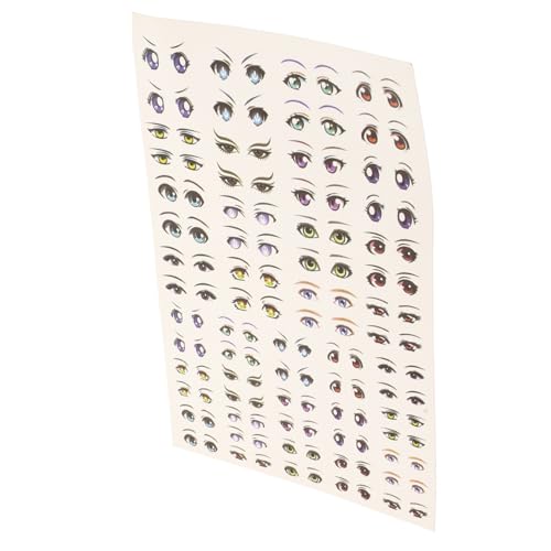 ERINGOGO 1Blatt Cartoon Augen Aufkleber DIY Bastel Augen Sticker Für Animation Und Kreative Projekte Selbstklebende Augenetiketten Für Bastelarbeiten Papieraugenaufkleber von ERINGOGO