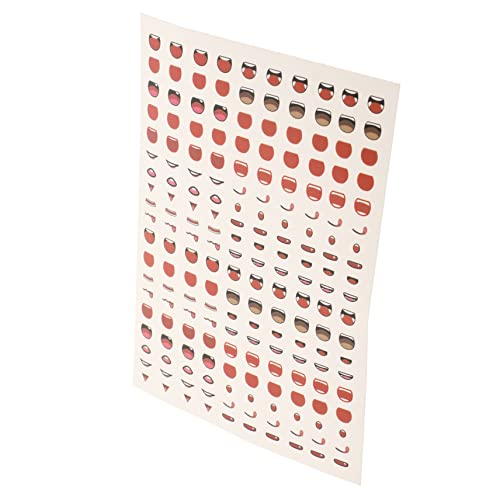 ERINGOGO 1Blatt DIY Mundaufkleber für Cartoon Figuren Selbstklebende Sticker für Kreative Bastelprojekte Sicher und Langlebig für Animation Puppen ERINGOGO 1Blatt DIY Mundaufkleber für Cartoon Figuren Selbstklebende Sticker für Kreative Bastelprojekte Sicher und Langlebig für Animation Puppen von ERINGOGO