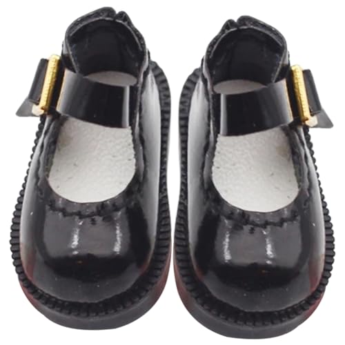 ERINGOGO 1Paar Handgefertigte Puppenschuhe aus Hochwertigem Material Mini PU Schuhe für Puppen als Zubehör für Puppenhaus und Langlebig und Sicher ERINGOGO 1Paar Handgefertigte Puppenschuhe aus Hochwertigem Material Mini PU Schuhe für Puppen als Zubehör für Puppenhaus und Langlebig und Sicher von ERINGOGO
