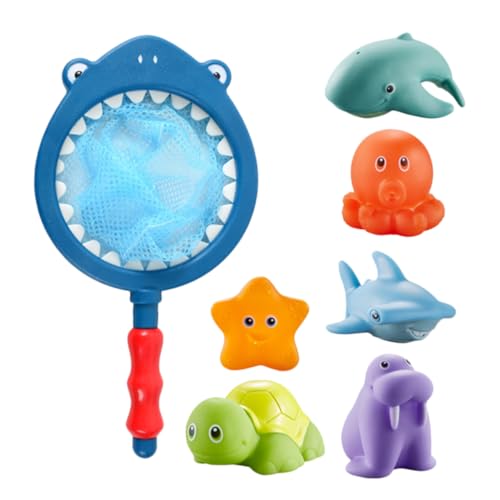 ERINGOGO 1Satz Badespielzeug für Kleinkinder Wasserspielzeug mit Fischernetz Teiliges mit Tieren für Spaß Beim Langlebig und Sicher ERINGOGO 1Satz Badespielzeug für Kleinkinder Wasserspielzeug mit Fischernetz Teiliges mit Tieren für Spaß Beim Langlebig und Sicher von ERINGOGO