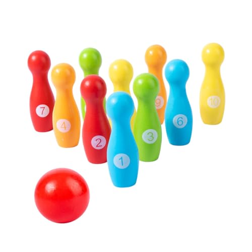 ERINGOGO 1Satz Bowling Umweltfreundliches Lernspielzeug aus Pins und Kugeln Fördert Farben und Hand Augen Koordination für Kleinkinder und Jungen ERINGOGO 1Satz Bowling Umweltfreundliches Lernspielzeug aus Pins und Kugeln Fördert Farben und Hand Augen Koordination für Kleinkinder und Jungen von ERINGOGO